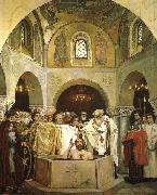 Viktor Vasnetsov Baptism of Saint Prince Vladimir 1890 Germany oil painting artist